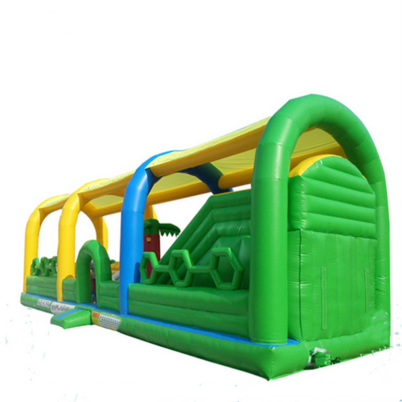 Outdoor Adventure Course - 등반 벽 포함 야외 팽창식 장애물
