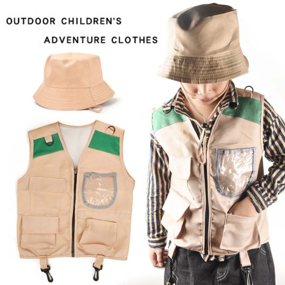 여름 의류 어린이 탐험가 조끼 패션 조끼 역할 놀이 도 - Outdoor Adventure Movies For Kids 리뷰 및 가격