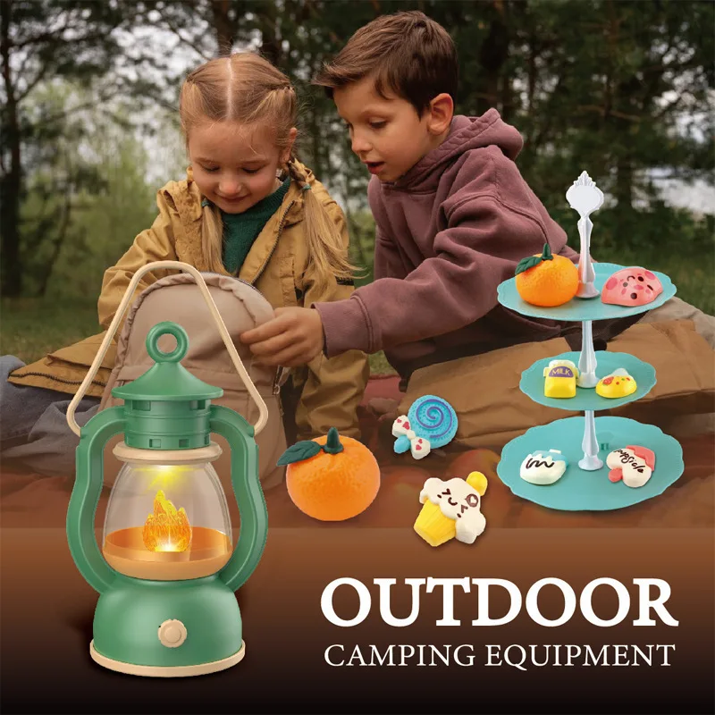 어린이 캠핑 텐트 세트 시뮬레이션 캠프파이어 미니어처  - Outdoor Adventure Toys For Kids 리뷰 및 가격